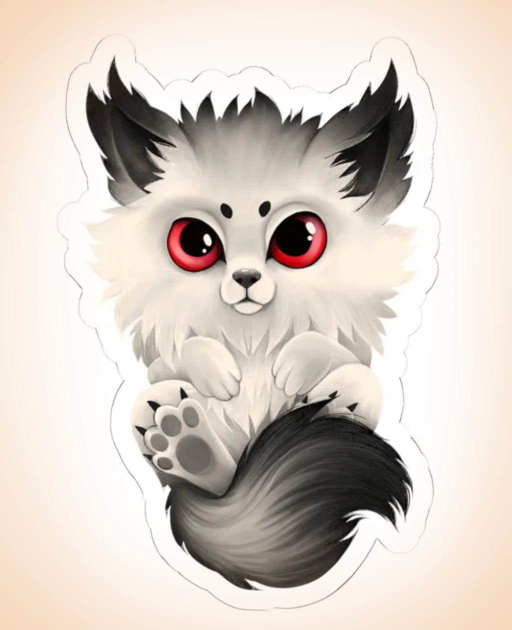 Halloween Wolf Sticker