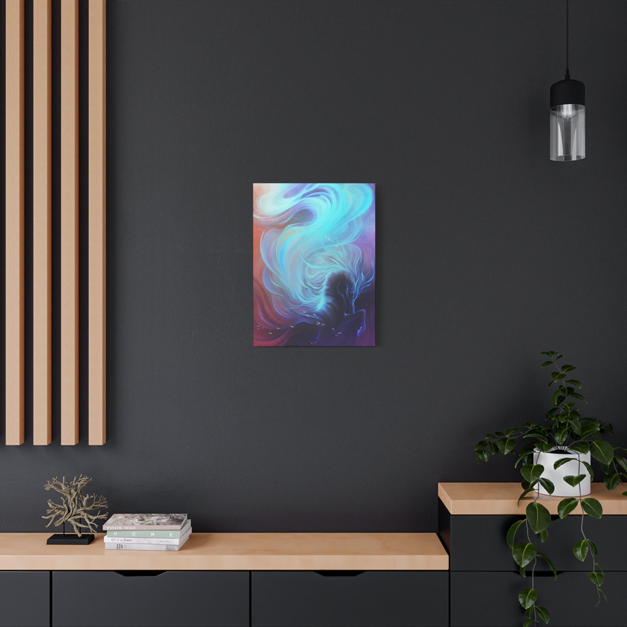Celestial Kelpie Canvas Art Print