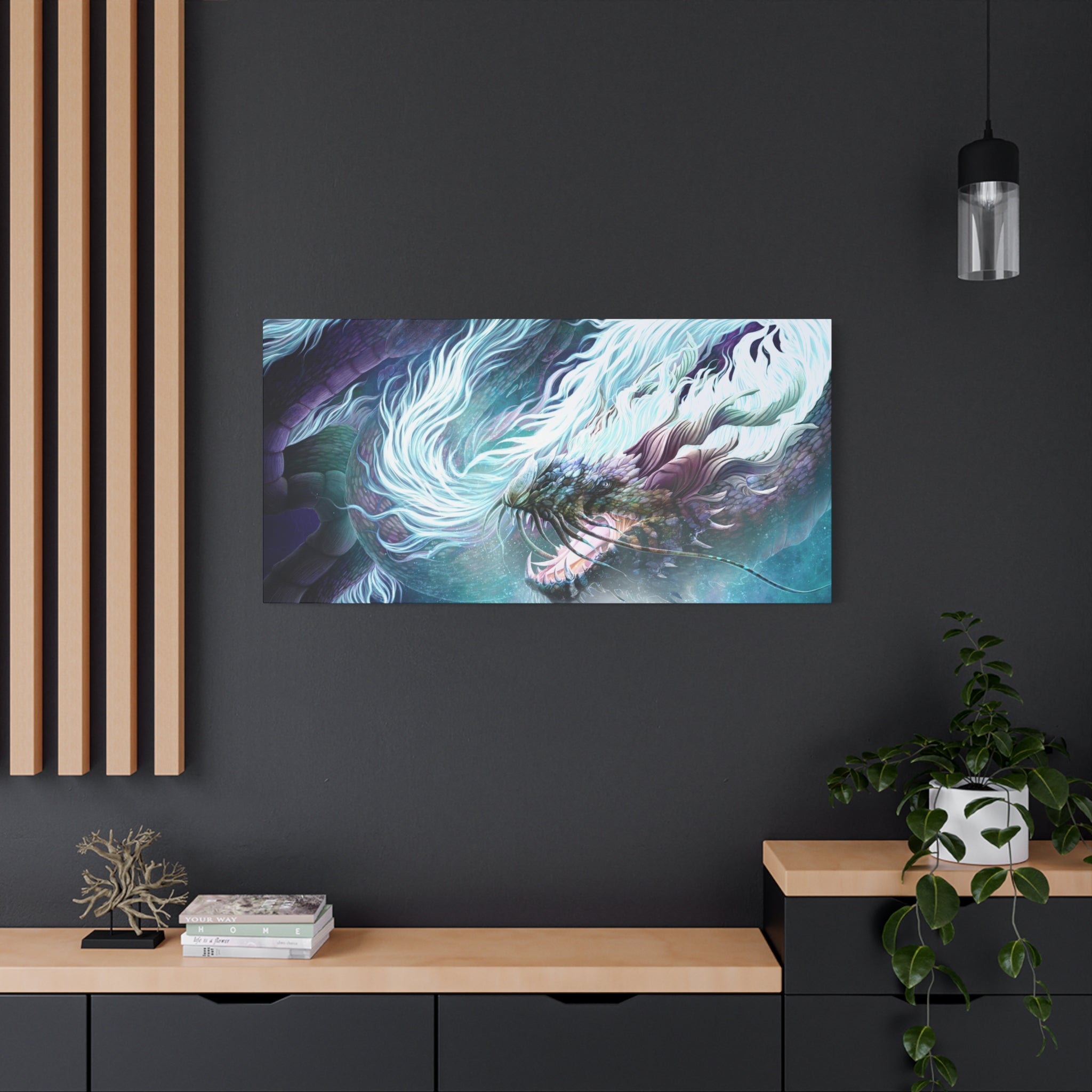 Celestial Dragon Canvas Print