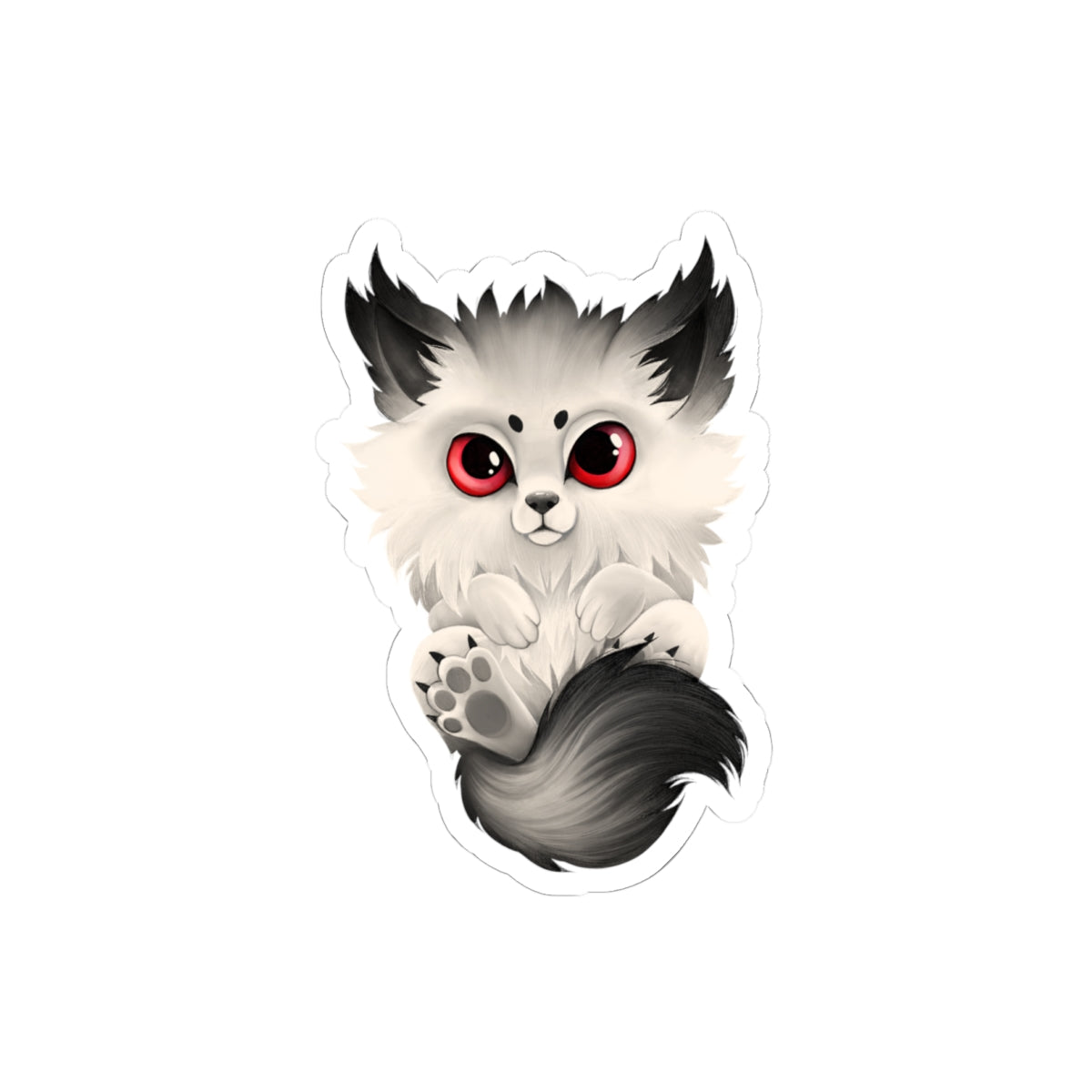 Halloween Wolf Sticker