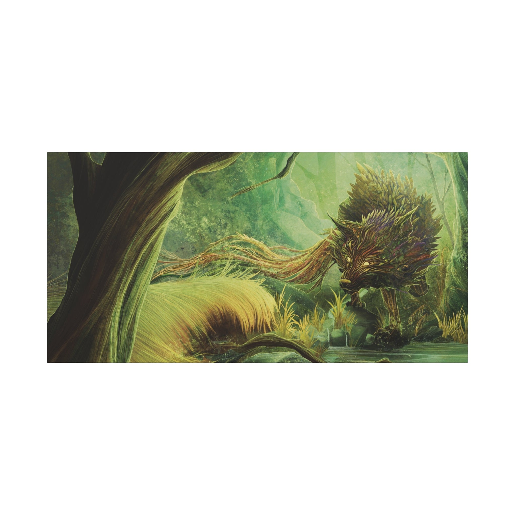 Forest Cu-Shi Canvas Print