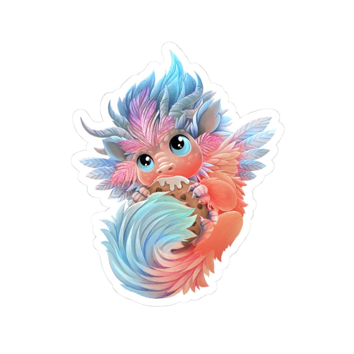 Highland Moor Dragon Cookie Sticker