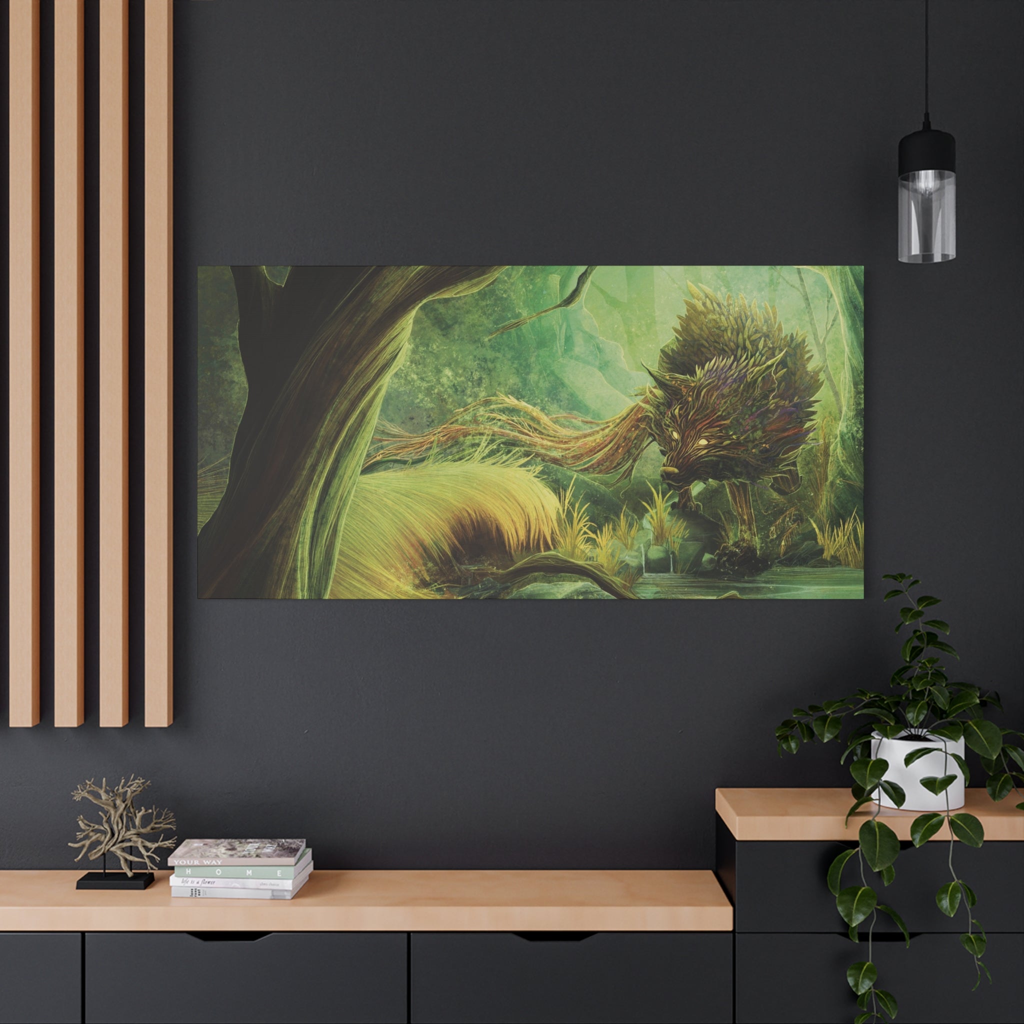 Forest Cu-Shi Canvas Print