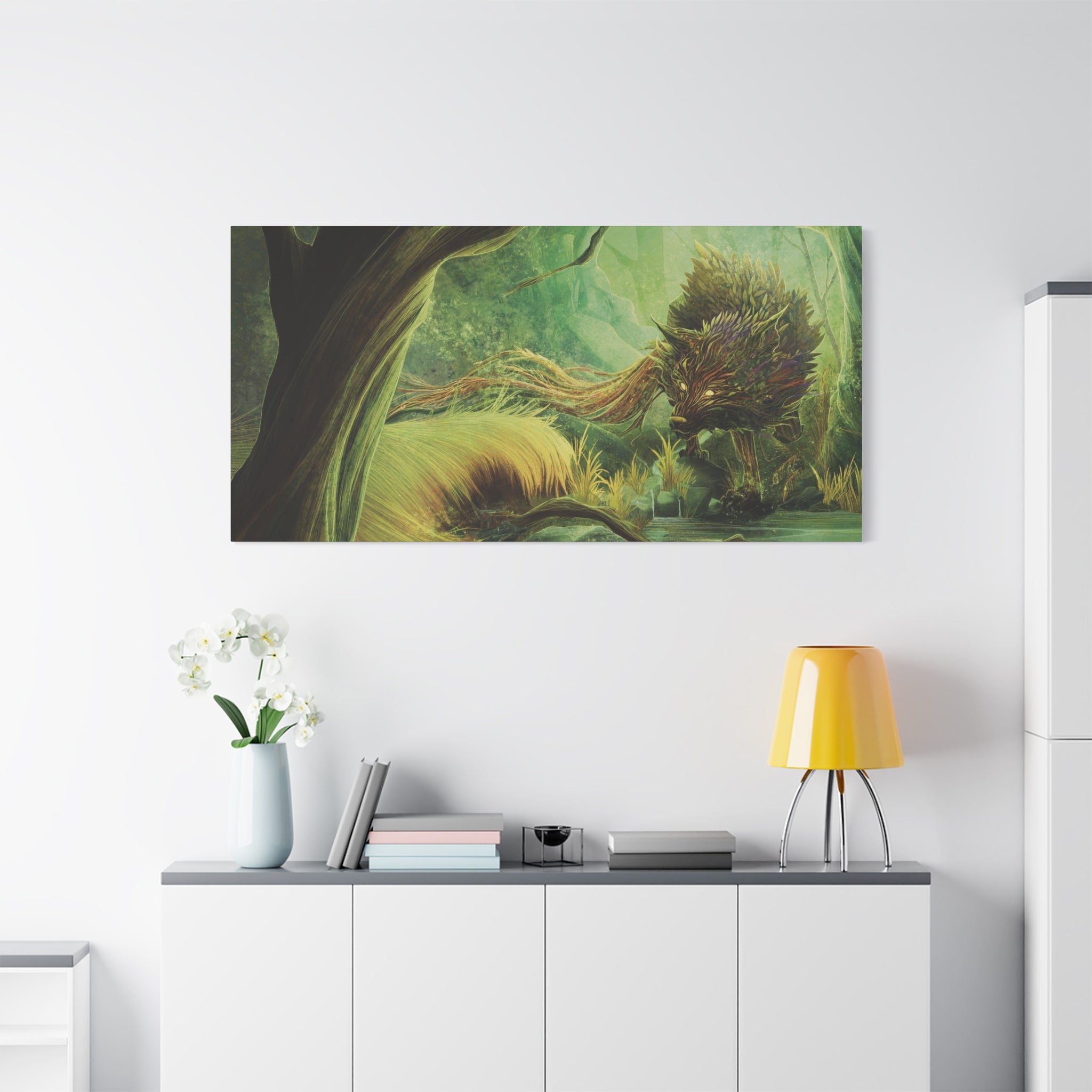 Forest Cu-Shi Canvas Print